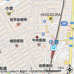 京都府宇治市小倉町西浦82-19周辺の地図