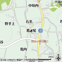 兵庫県宝塚市境野（墓ノ尾）周辺の地図