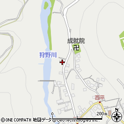 静岡県伊豆市湯ケ島1715周辺の地図