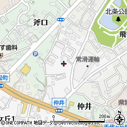 愛知県常滑市広内周辺の地図