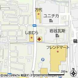 京都トヨタ自動車宇治店周辺の地図