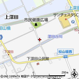 兵庫県三田市下深田416周辺の地図