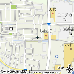 京都府宇治市宇治半白51周辺の地図