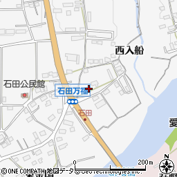 愛知県新城市石田万福41周辺の地図