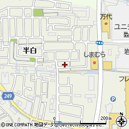 京都府宇治市宇治半白33周辺の地図