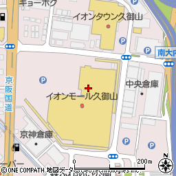 イオン薬局久御山店周辺の地図