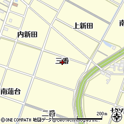 愛知県岡崎市福岡町三番周辺の地図