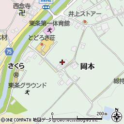 兵庫県加東市岡本1386周辺の地図