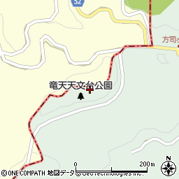 竜天天文台公園周辺の地図