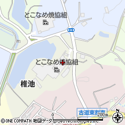 愛知県常滑市椎池周辺の地図