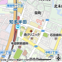 知多信用金庫　駅前支店相談プラザ周辺の地図
