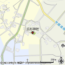 広杉神社周辺の地図