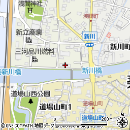 ラフィーネ新川周辺の地図