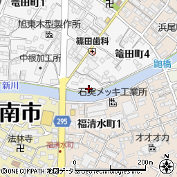 愛知県碧南市篭田町4丁目110周辺の地図