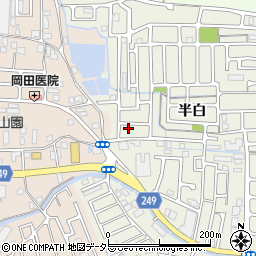 京都府宇治市宇治半白126周辺の地図