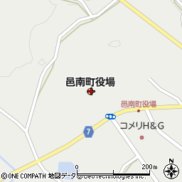 邑南町役場　福祉事務所周辺の地図