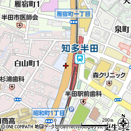 愛知県半田市昭和町1丁目周辺の地図