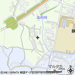 静岡県藤枝市潮151-3周辺の地図