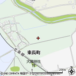 兵庫県加西市東長町周辺の地図