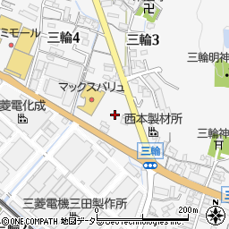 スギ薬局 三田三輪店周辺の地図