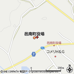 邑南町役場　企画財政課周辺の地図