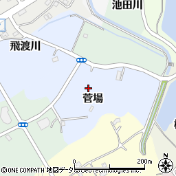 愛知県常滑市菅場周辺の地図