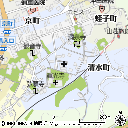 島根県浜田市清水町周辺の地図
