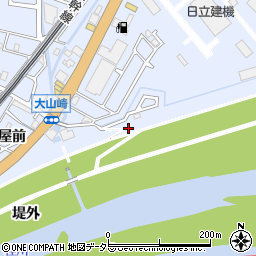 京都府大山崎町（乙訓郡）大山崎（五畝割）周辺の地図