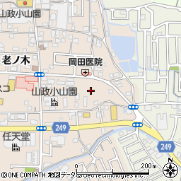 京都府宇治市小倉町天王周辺の地図