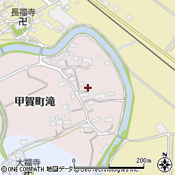滋賀県甲賀市甲賀町滝75周辺の地図