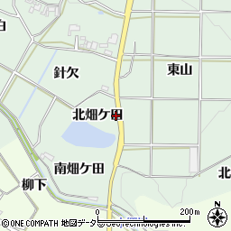 愛知県額田郡幸田町長嶺北畑ケ田23-12周辺の地図