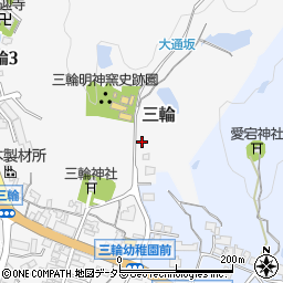 兵庫県三田市三輪854周辺の地図