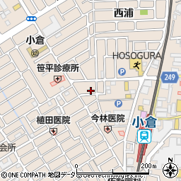 京都府宇治市小倉町西浦68-11周辺の地図