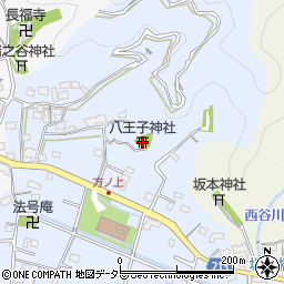 八王子神社周辺の地図