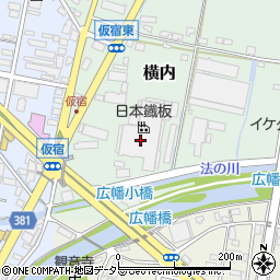 静岡県藤枝市横内888-1周辺の地図