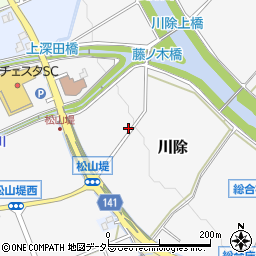 兵庫県三田市川除747周辺の地図
