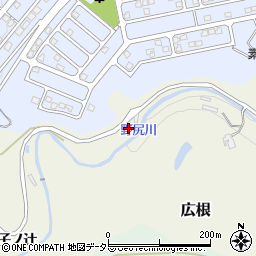 兵庫県川辺郡猪名川町広根轟周辺の地図