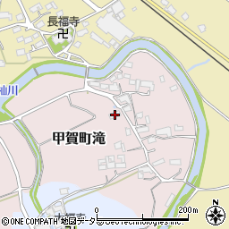 滋賀県甲賀市甲賀町滝124周辺の地図