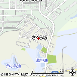 兵庫県三田市さくら坂周辺の地図