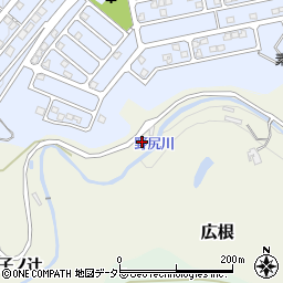 兵庫県猪名川町（川辺郡）広根（轟）周辺の地図