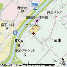 兵庫県加東市岡本1545周辺の地図