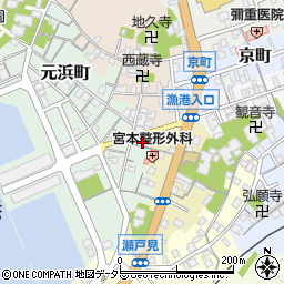 浜田漁港線周辺の地図