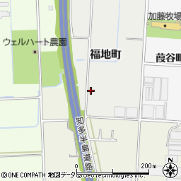 愛知県半田市福地町59周辺の地図