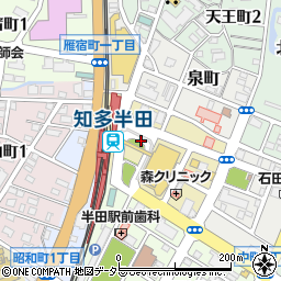 愛知県半田市広小路町周辺の地図