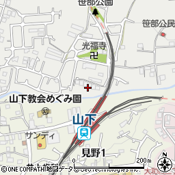 兵庫県川西市笹部1丁目19周辺の地図