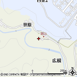 兵庫県川辺郡猪名川町銀山長者町周辺の地図