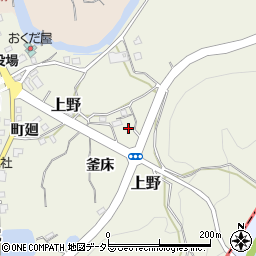 兵庫県川辺郡猪名川町上野釜床23周辺の地図
