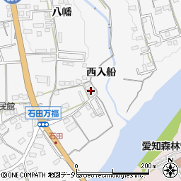 愛知県新城市石田万福35周辺の地図