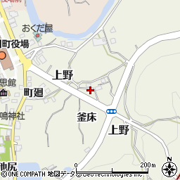 兵庫県川辺郡猪名川町上野釜床32周辺の地図