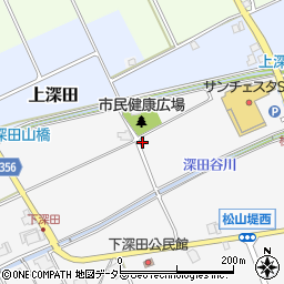 兵庫県三田市下深田417周辺の地図